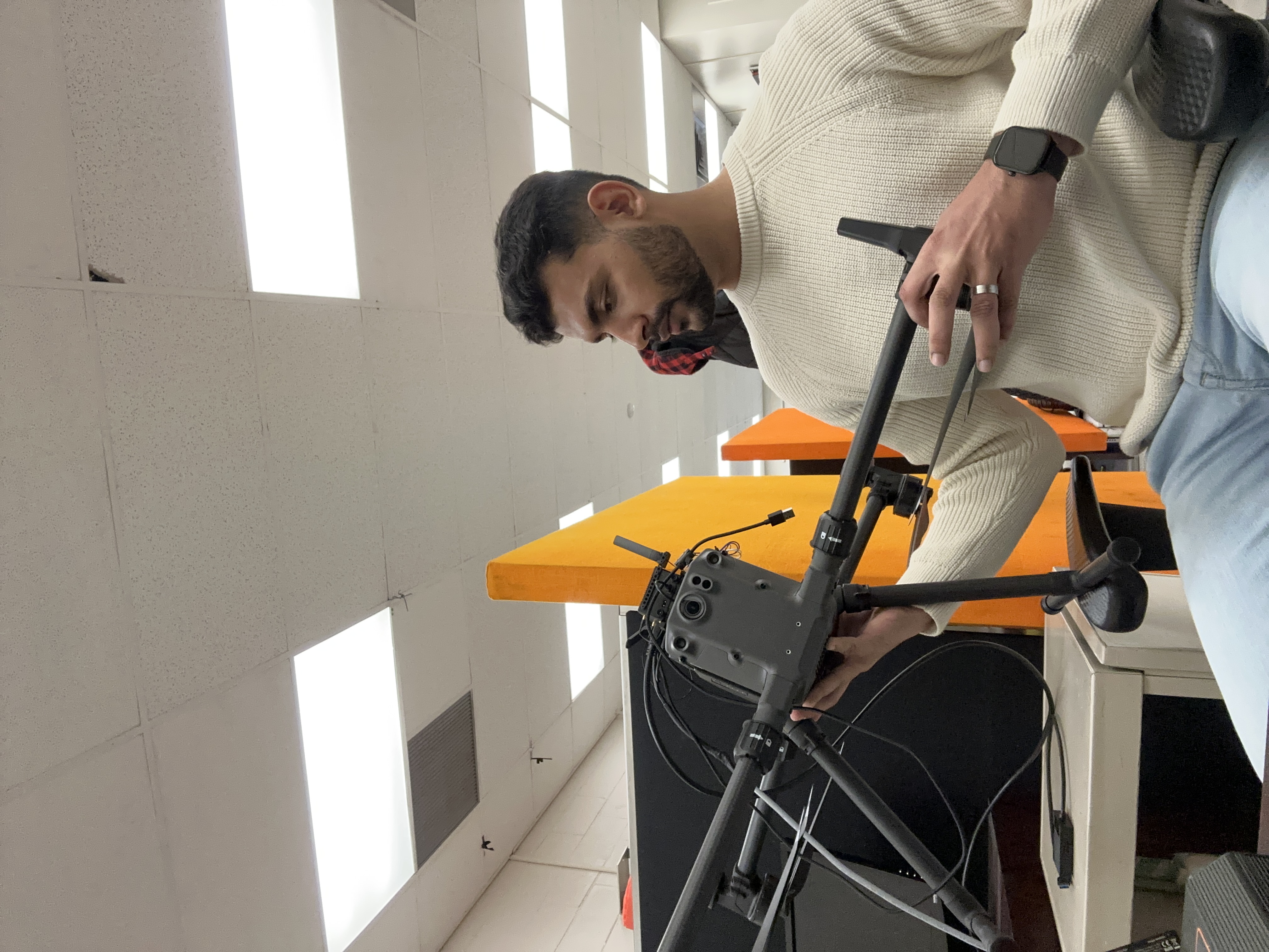 Adeel with DJI M300 RTK drone