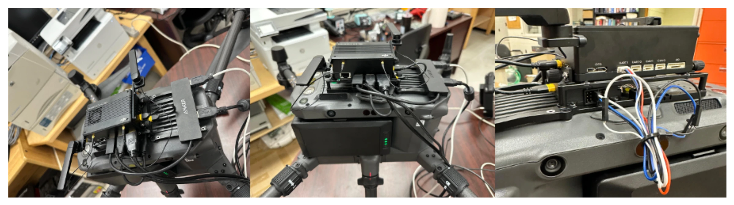 System diagram of the DJI hardware-in-the-loop integration